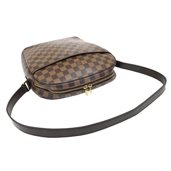 LOUIS VUITTON Ipanema GM Shoulder Bag Damier Ebene Leather Brown N51292 74KB213 - Picture 5 of 14